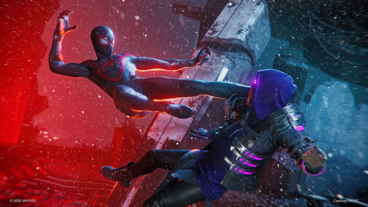  Один из новых скриншотов ПК-версии Marvel’s Spider-Man: Miles Morales со страницы в Steam 